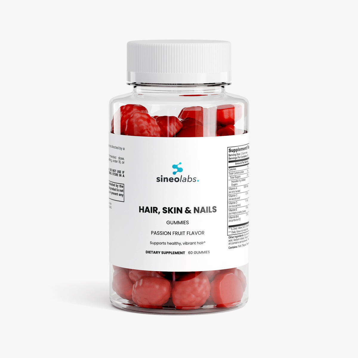 Hair, Skin & Nails Gummies, 6,000mcg Biotin