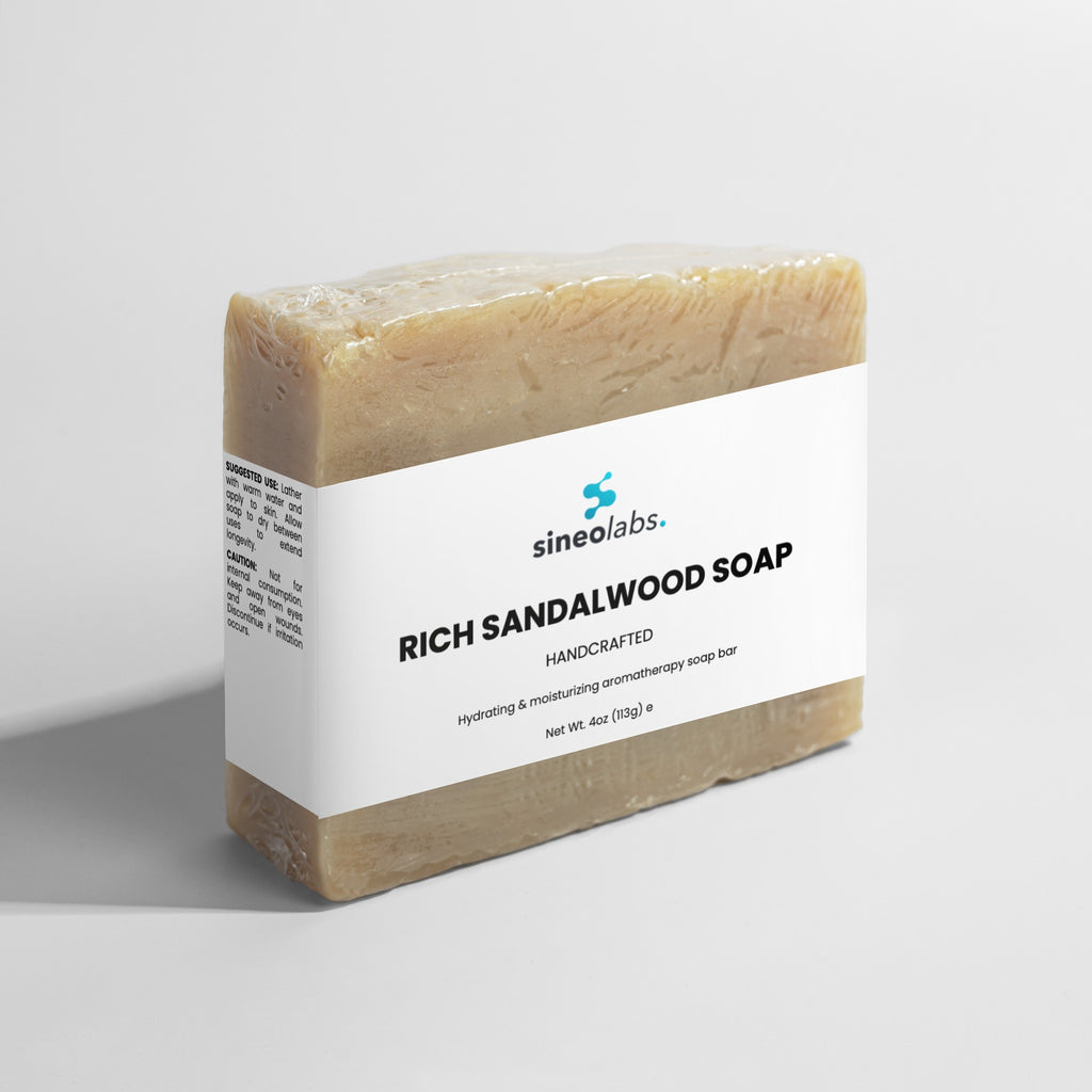 Rich Sandalwood Soap Bar with Shea Butter