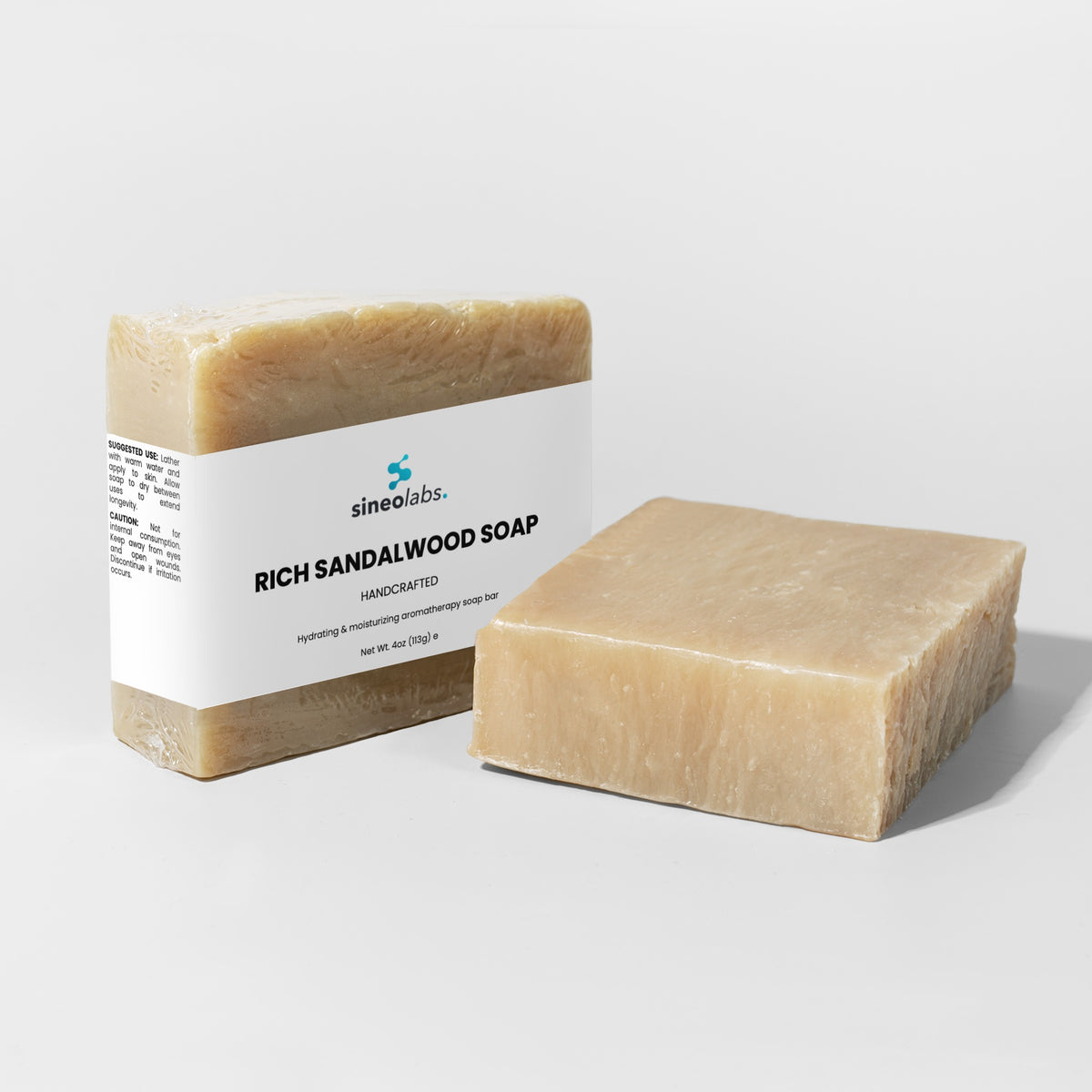 Rich Sandalwood Soap Bar with Shea Butter