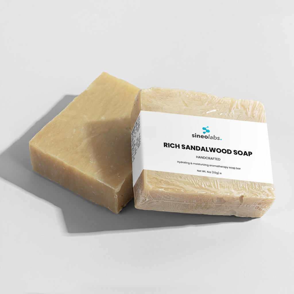 Rich Sandalwood Soap Bar with Shea Butter