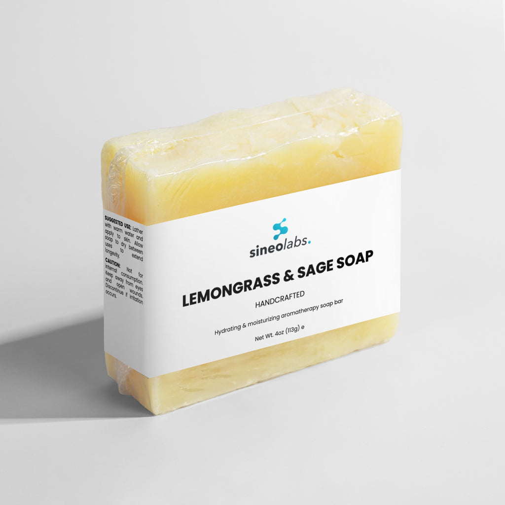 Lemongrass & Sage Soap Bar with Organic Olive Oil