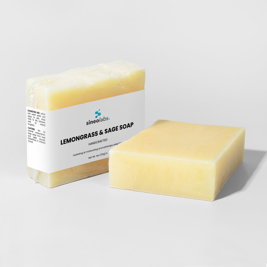 Lemongrass & Sage Soap Bar with Organic Olive Oil