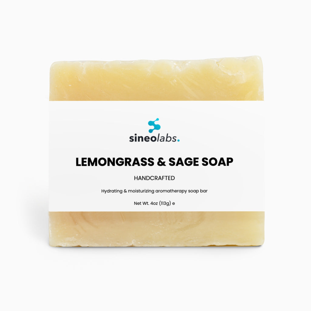 Lemongrass & Sage Soap Bar with Organic Olive Oil