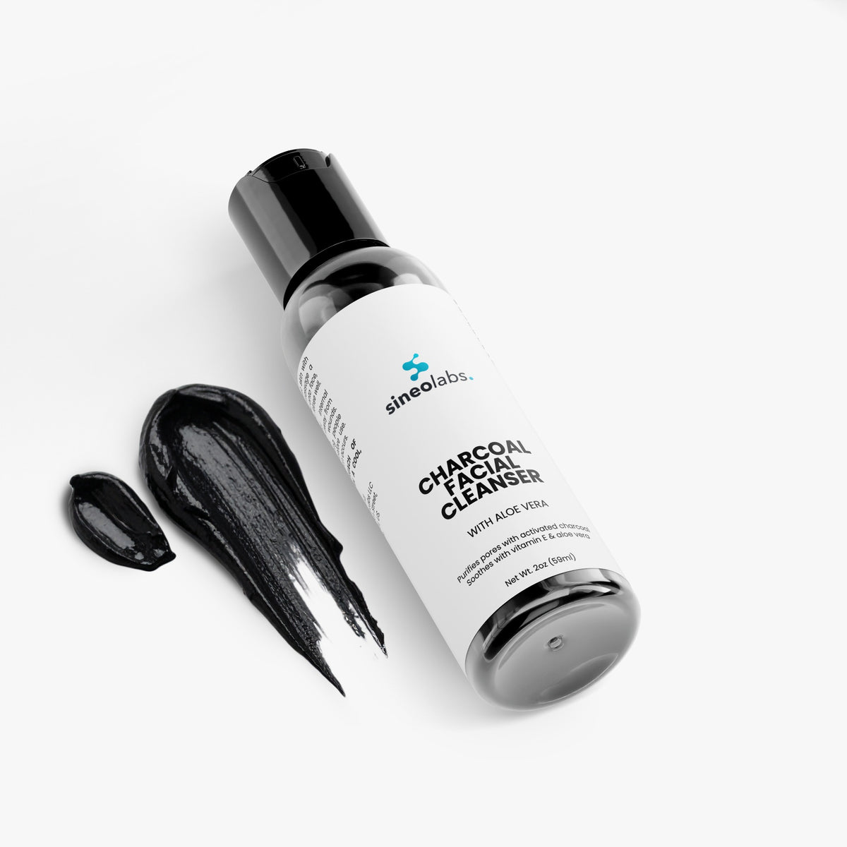 Charcoal Facial Cleanser with Tea Tree Oil & Aloe