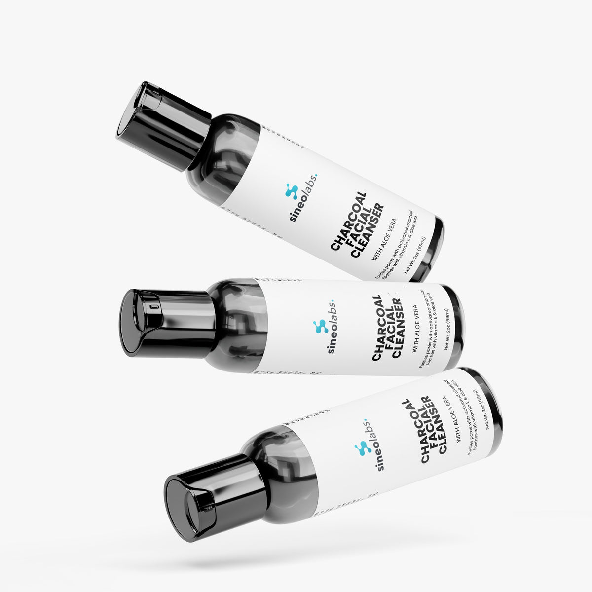 Charcoal Facial Cleanser with Tea Tree Oil & Aloe