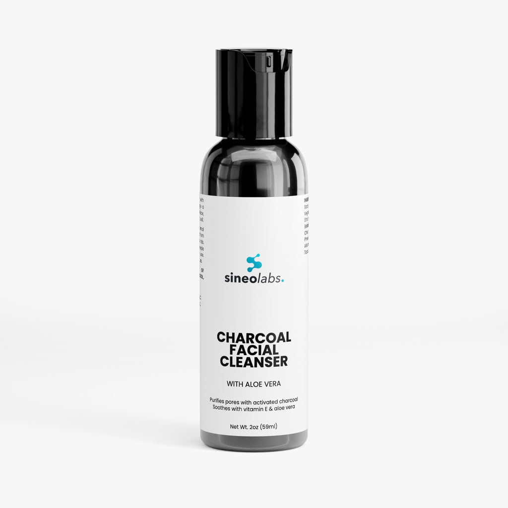 Charcoal Facial Cleanser with Tea Tree Oil & Aloe