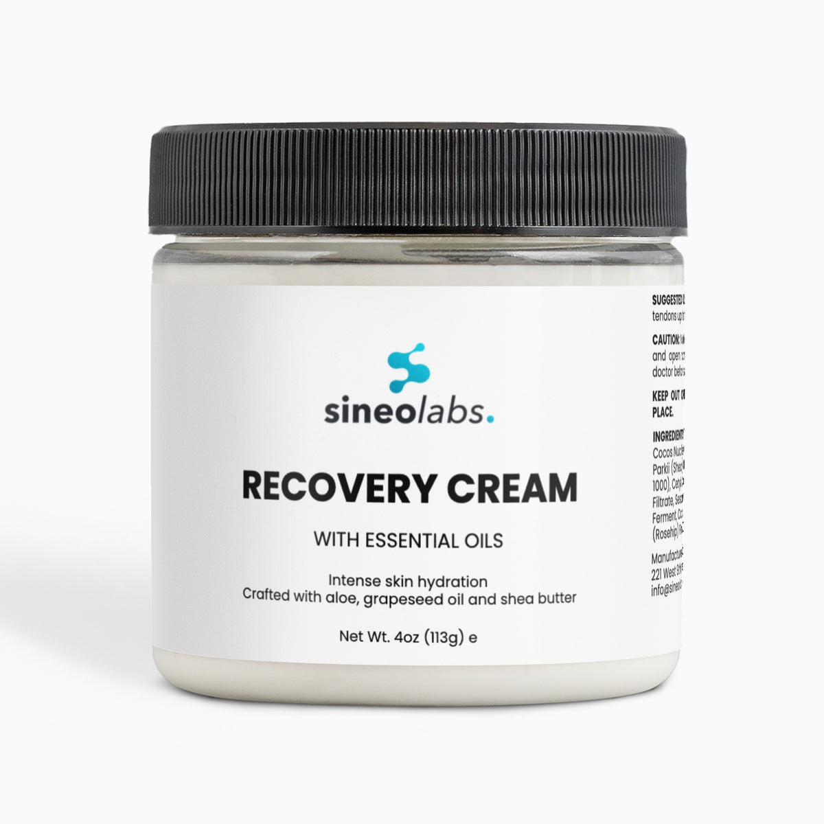 Recovery Cream with Aloe, Shea & Menthol