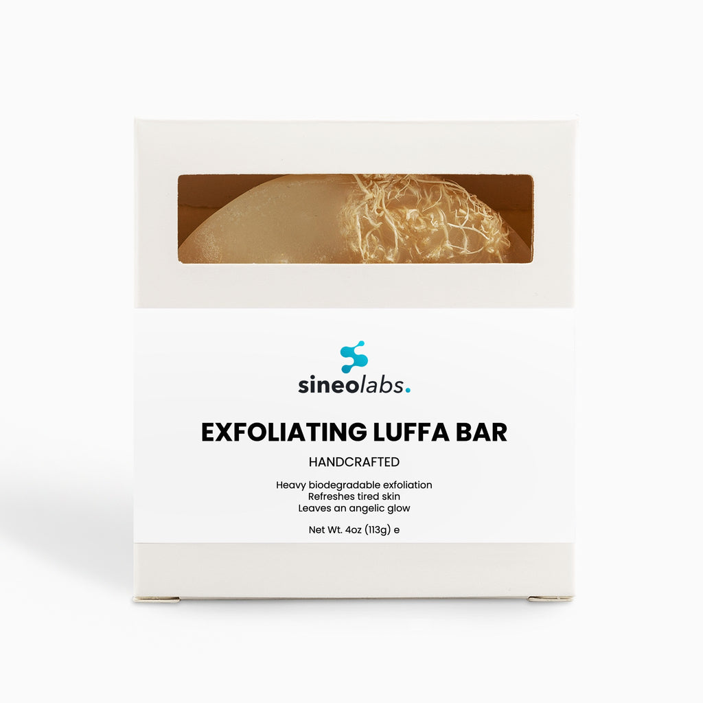Exfoliating Luffa Soap Bar with Tea Tree