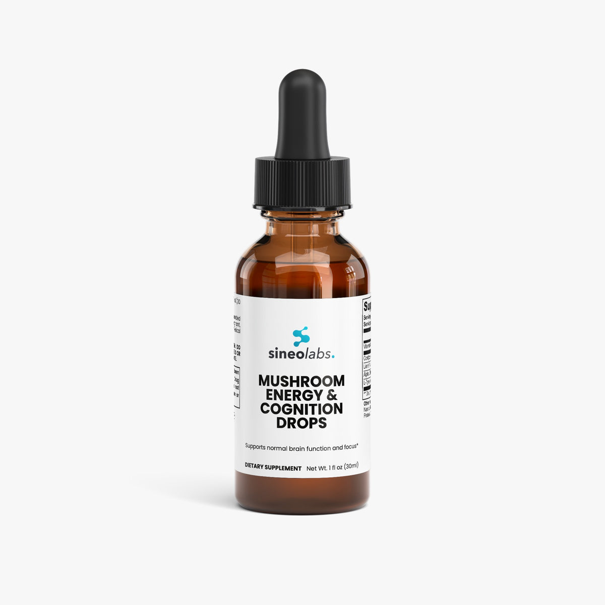Mushroom Energy & Cognition Drops, Lion's Mane