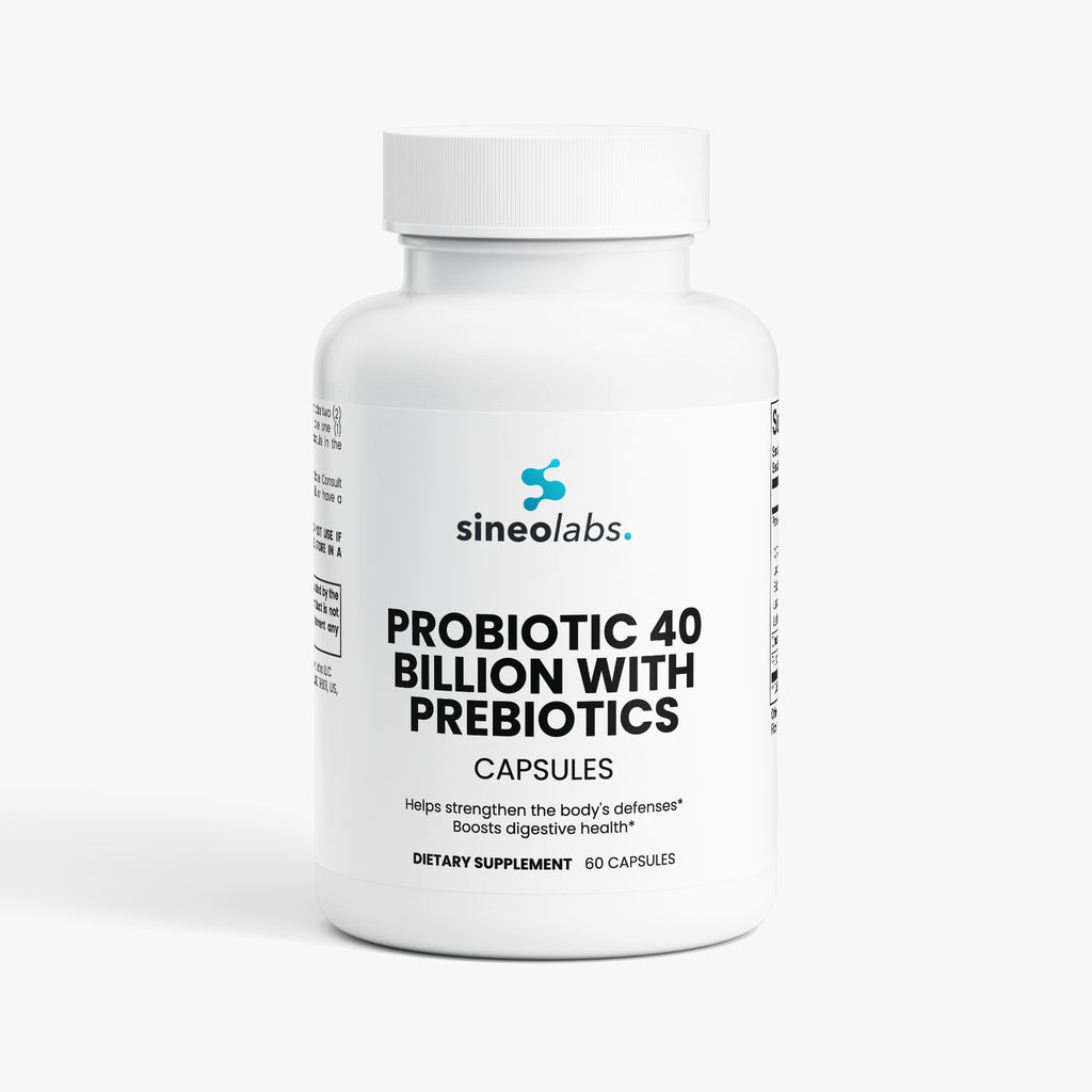 Probiotic 40 Billion CFU Capsules with Prebiotics