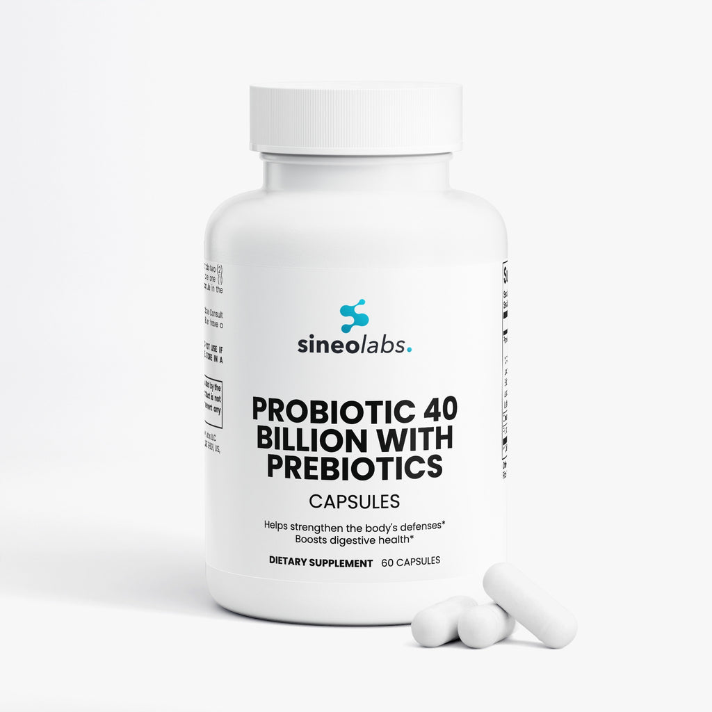 Probiotic 40 Billion CFU Capsules with Prebiotics