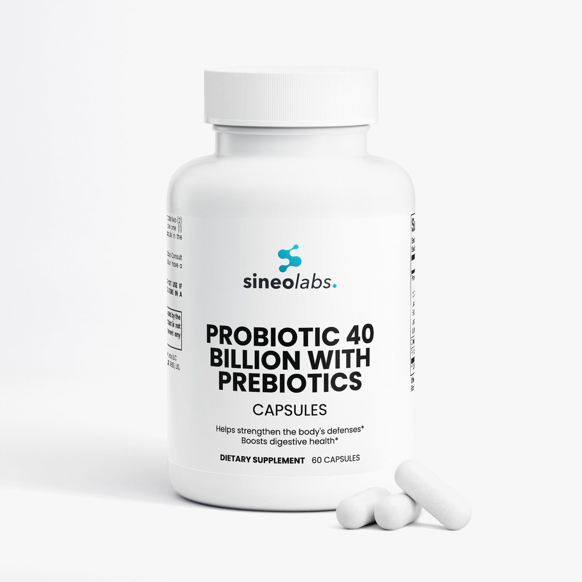 Probiotic 40 Billion CFU Capsules with Prebiotics