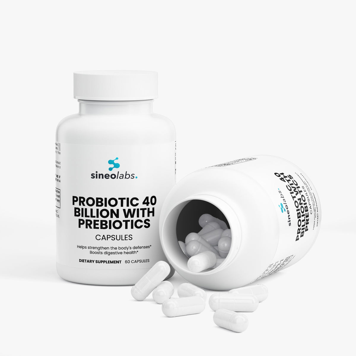 Probiotic 40 Billion CFU Capsules with Prebiotics