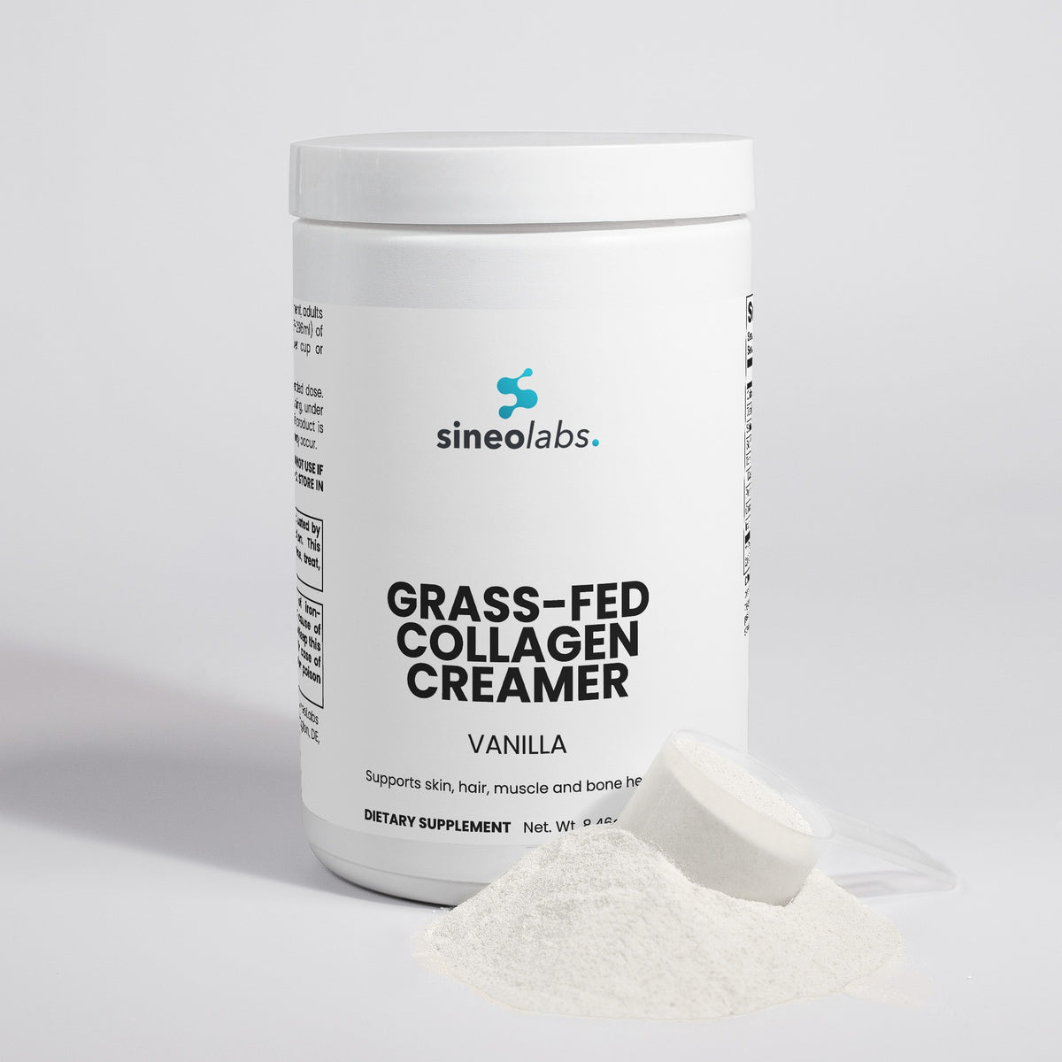 Grass-Fed Collagen Creamer with MCT, Vanilla
