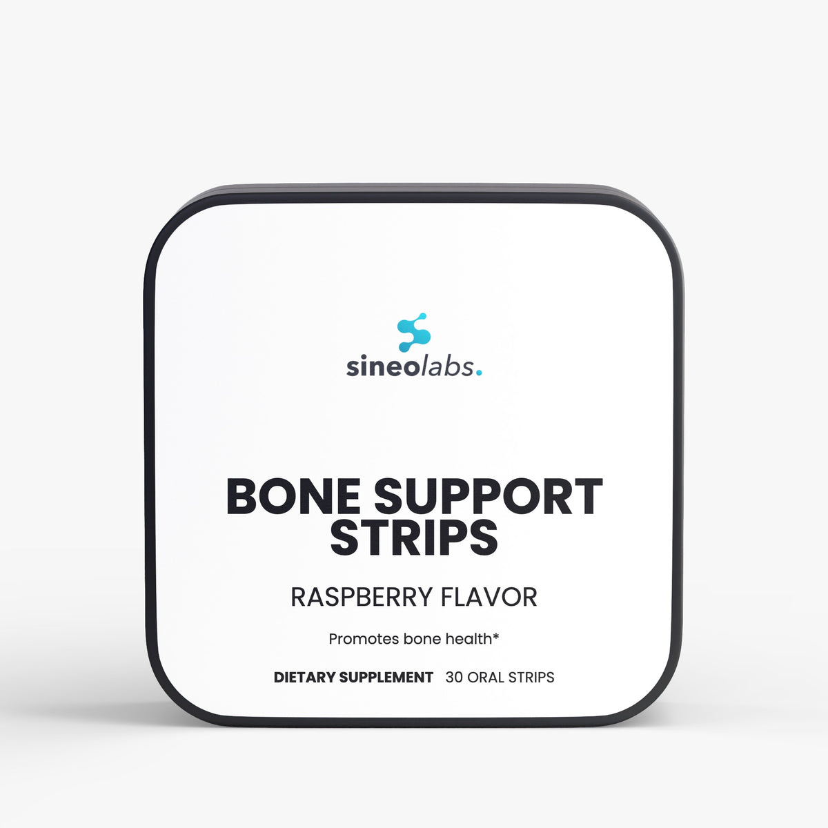 Bone Support Oral Strips, D3 + K2, Raspberry
