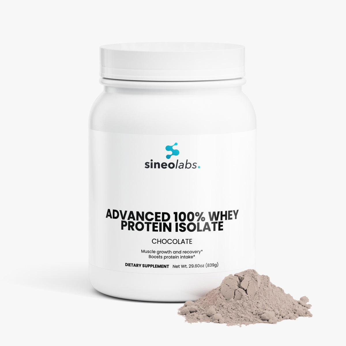 Advanced 100% Whey Isolate, 22g Protein, Chocolate