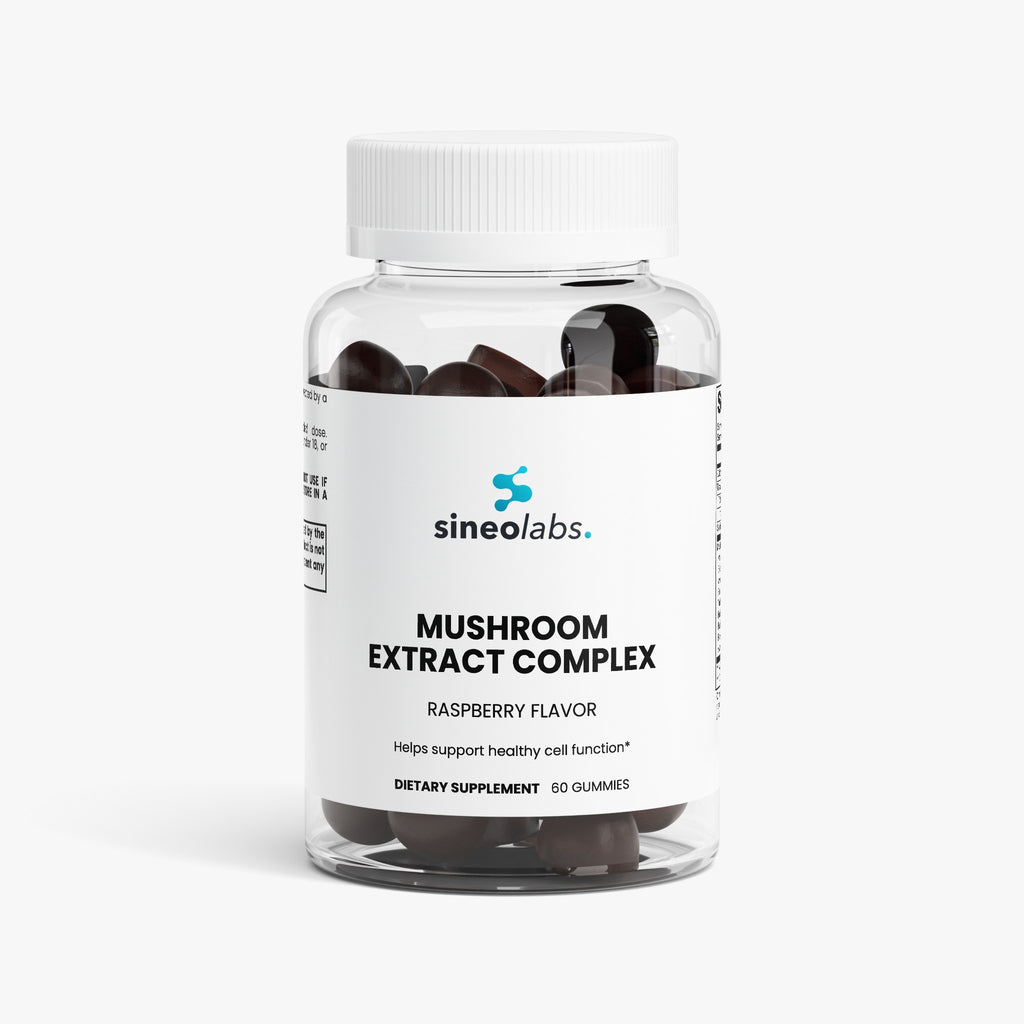 Mushroom Extract Complex Gummies, Raspberry