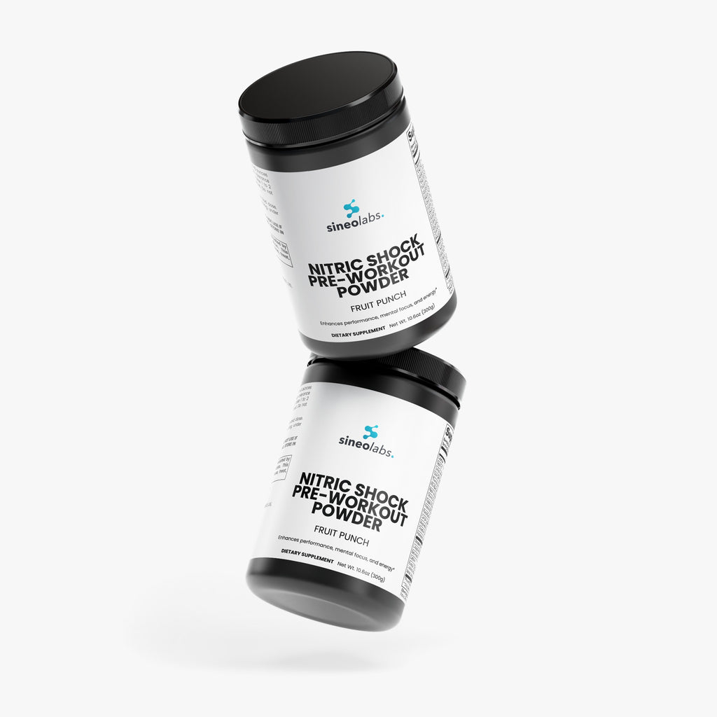 Nitric Shock Pre-Workout, 175mg Caffeine, Fruit Punch