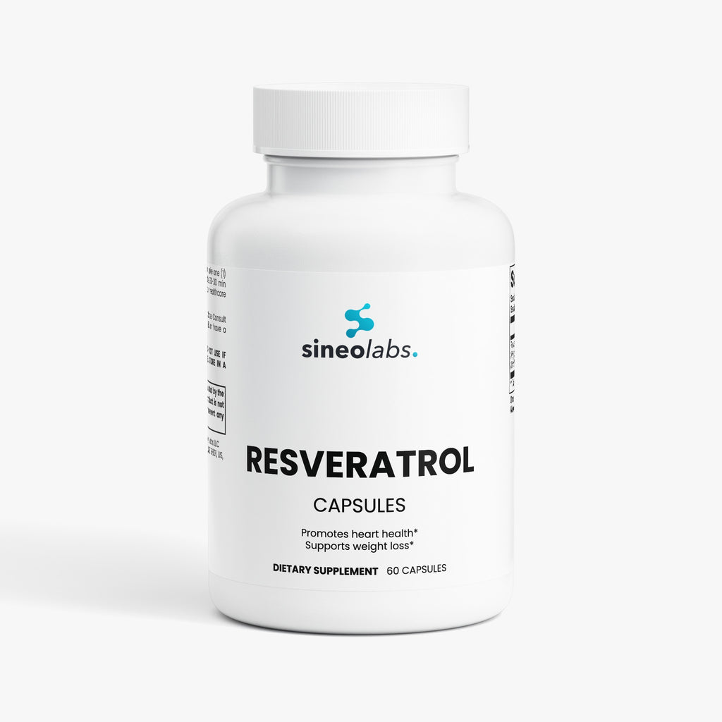 Resveratrol 50% 600mg Capsules, Trans-Resveratrol