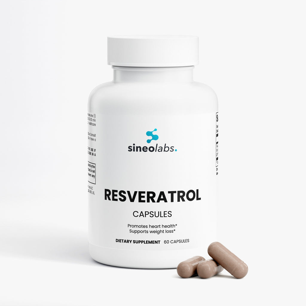 Resveratrol 50% 600mg Capsules, Trans-Resveratrol