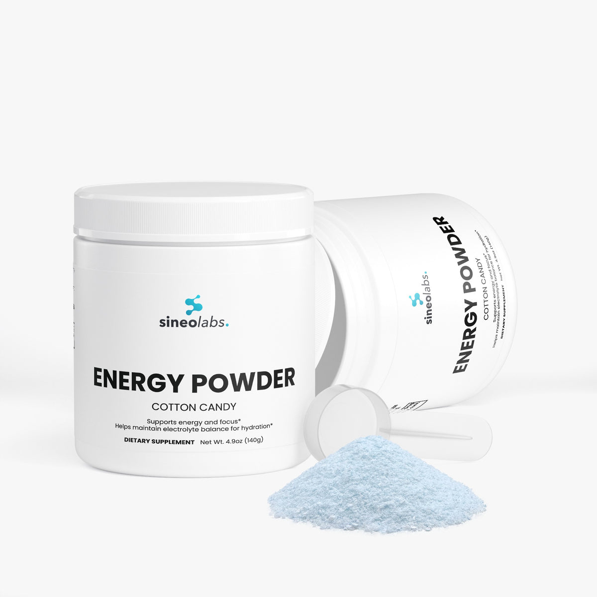 Energy Powder, 200mg Caffeine, Cotton Candy