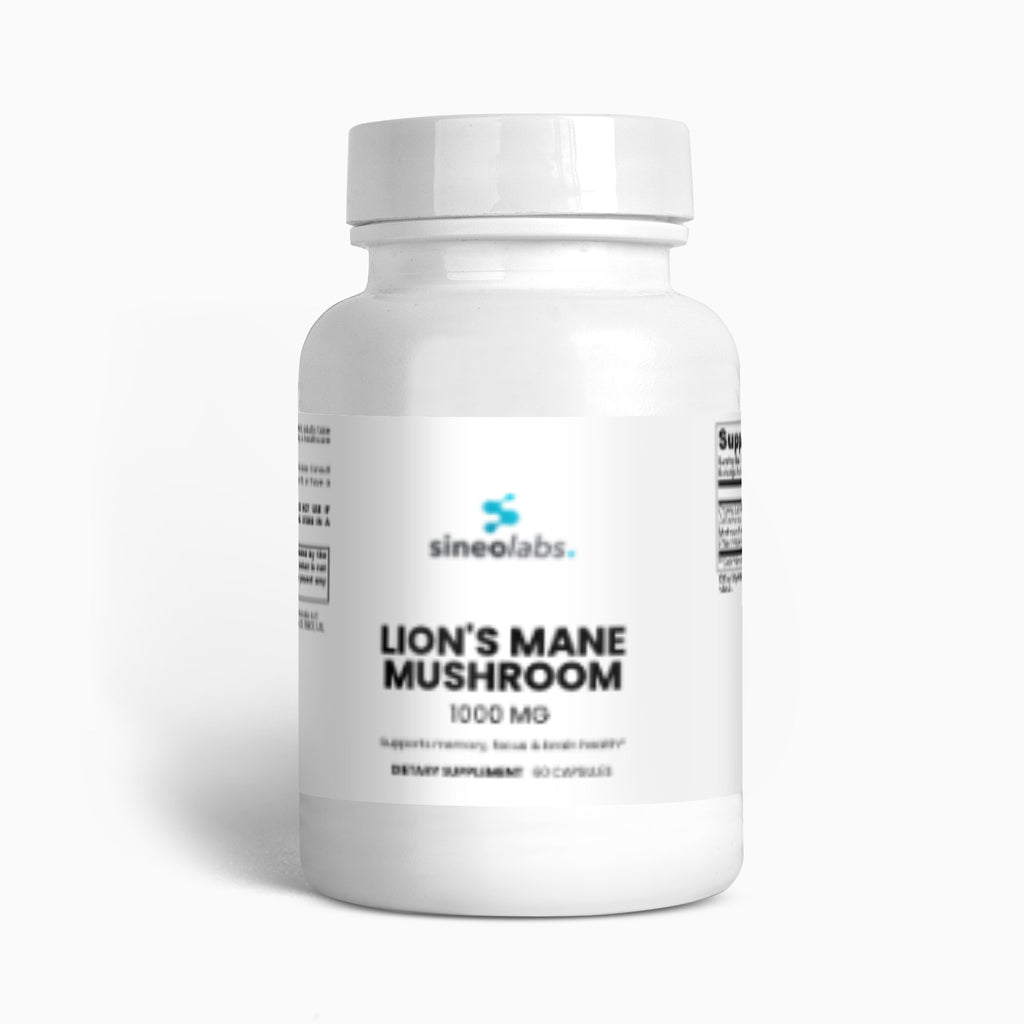 Organic Lion's Mane Mushroom Capsules 1,000mg
