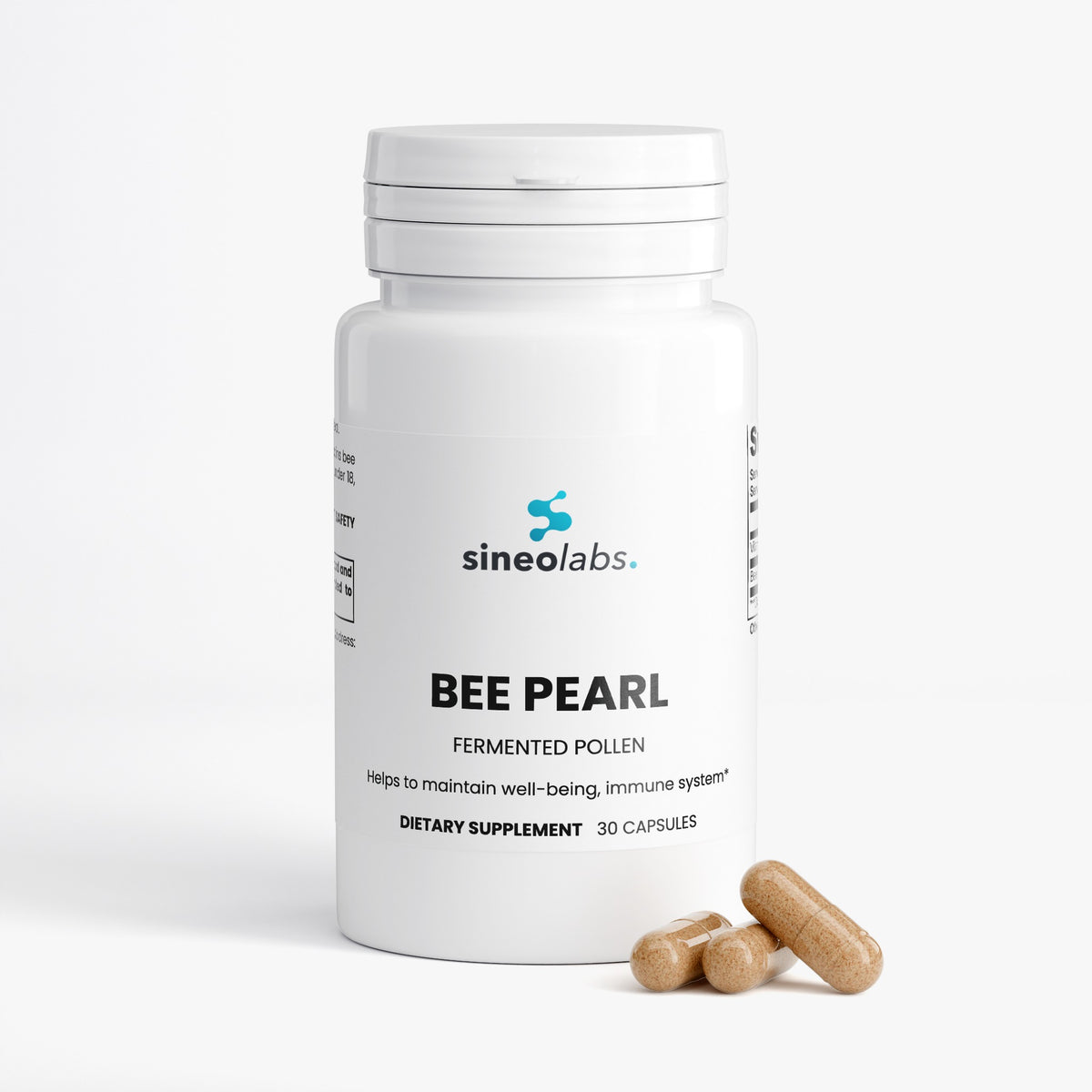 Bee Pearl Freeze-Dried Bee Bread Capsules 700mg