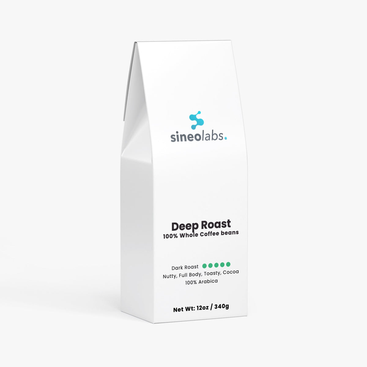 Deep Roast Coffee, Dark Roast, Whole Bean 12oz