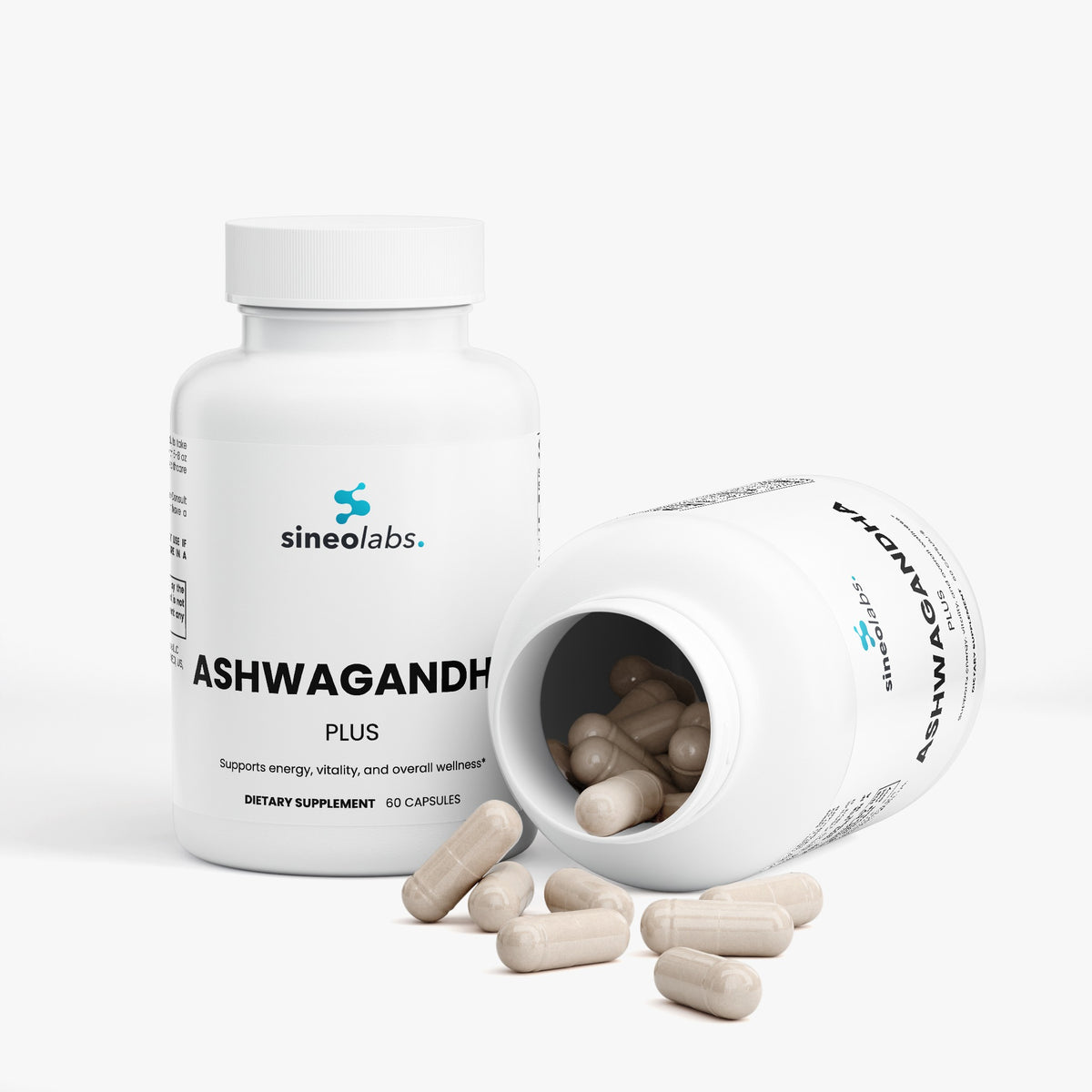 Ashwagandha Plus, KSM-66 600mg with Maca