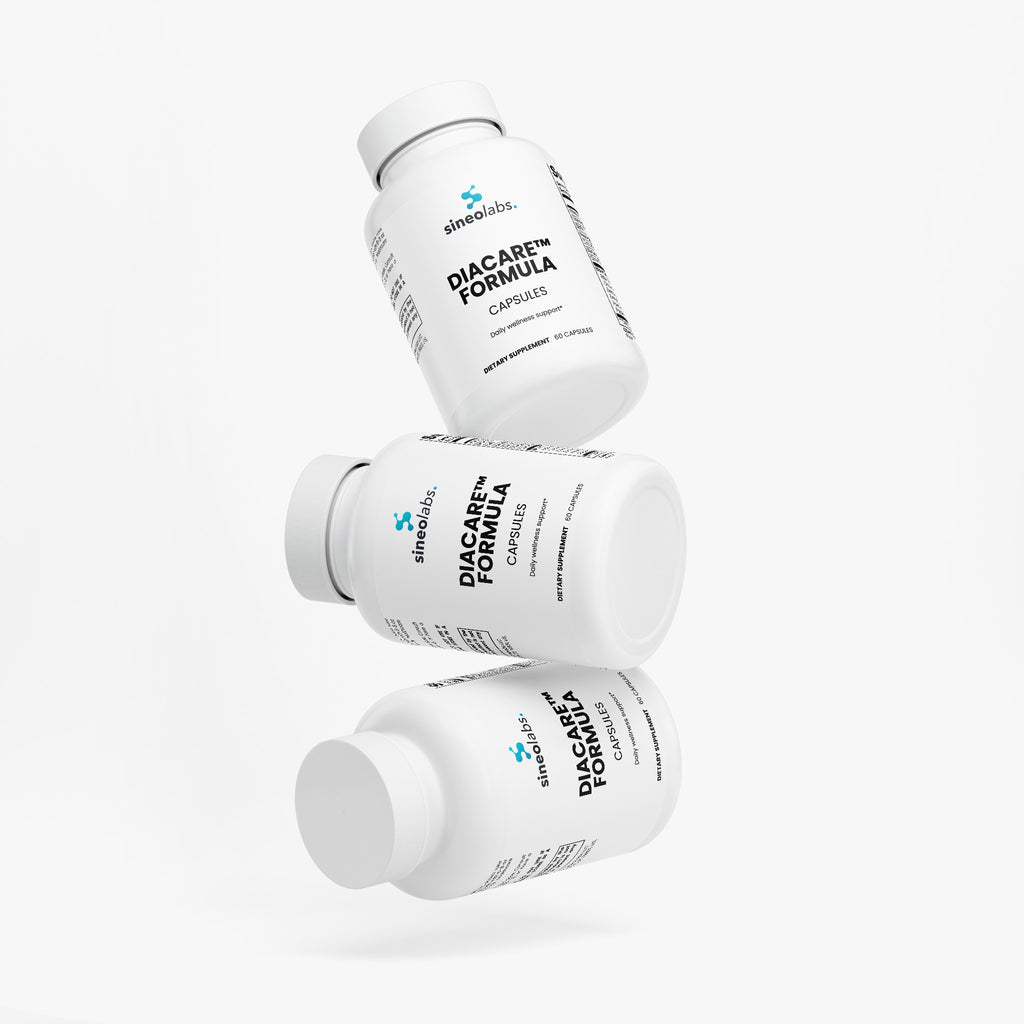 DiaCare™ Formula: three bottles