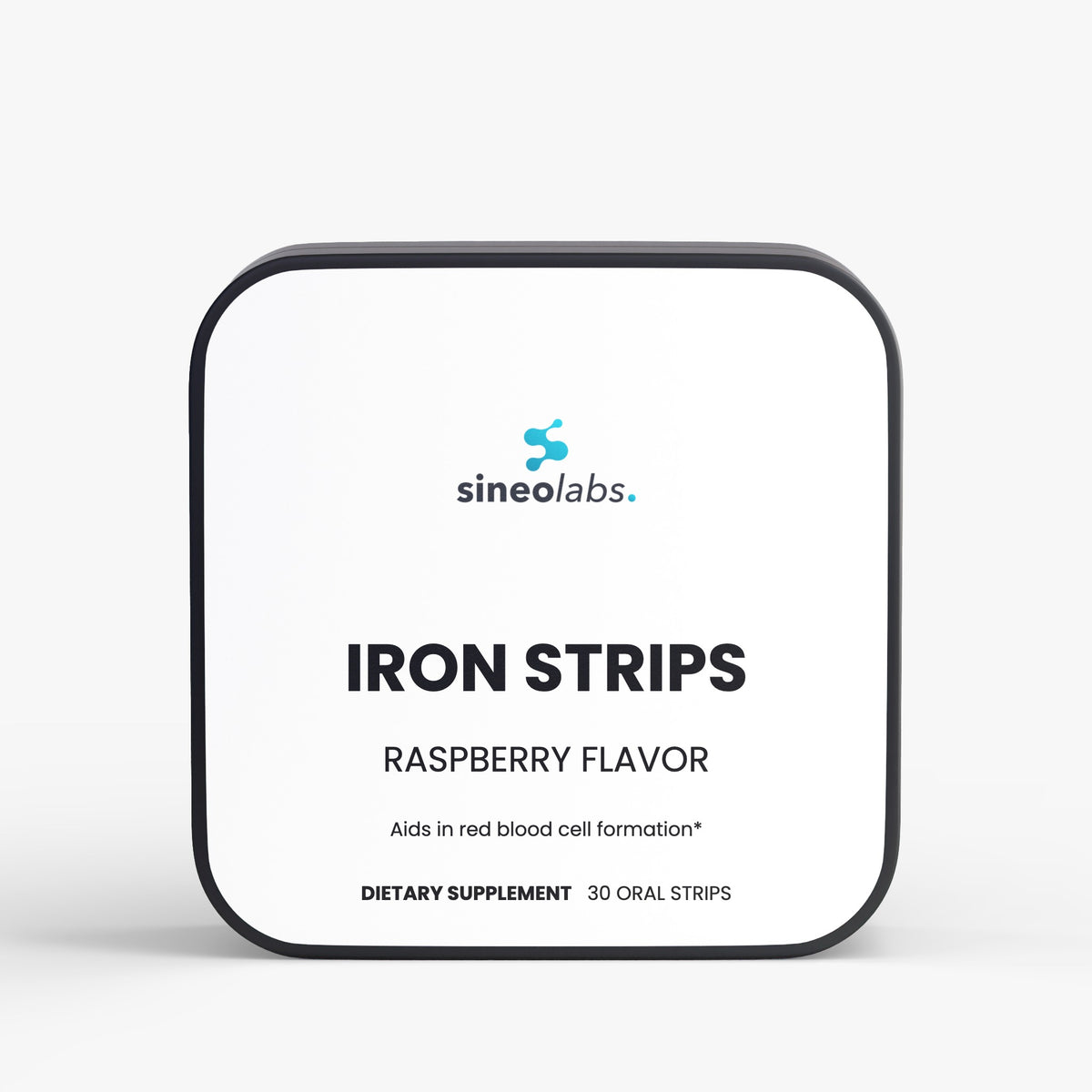 Iron Oral Strips 19mg with Folate 400mcg, Raspberry