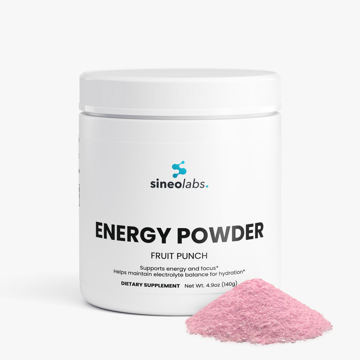 Energy Powder, 200mg Caffeine, Fruit Punch
