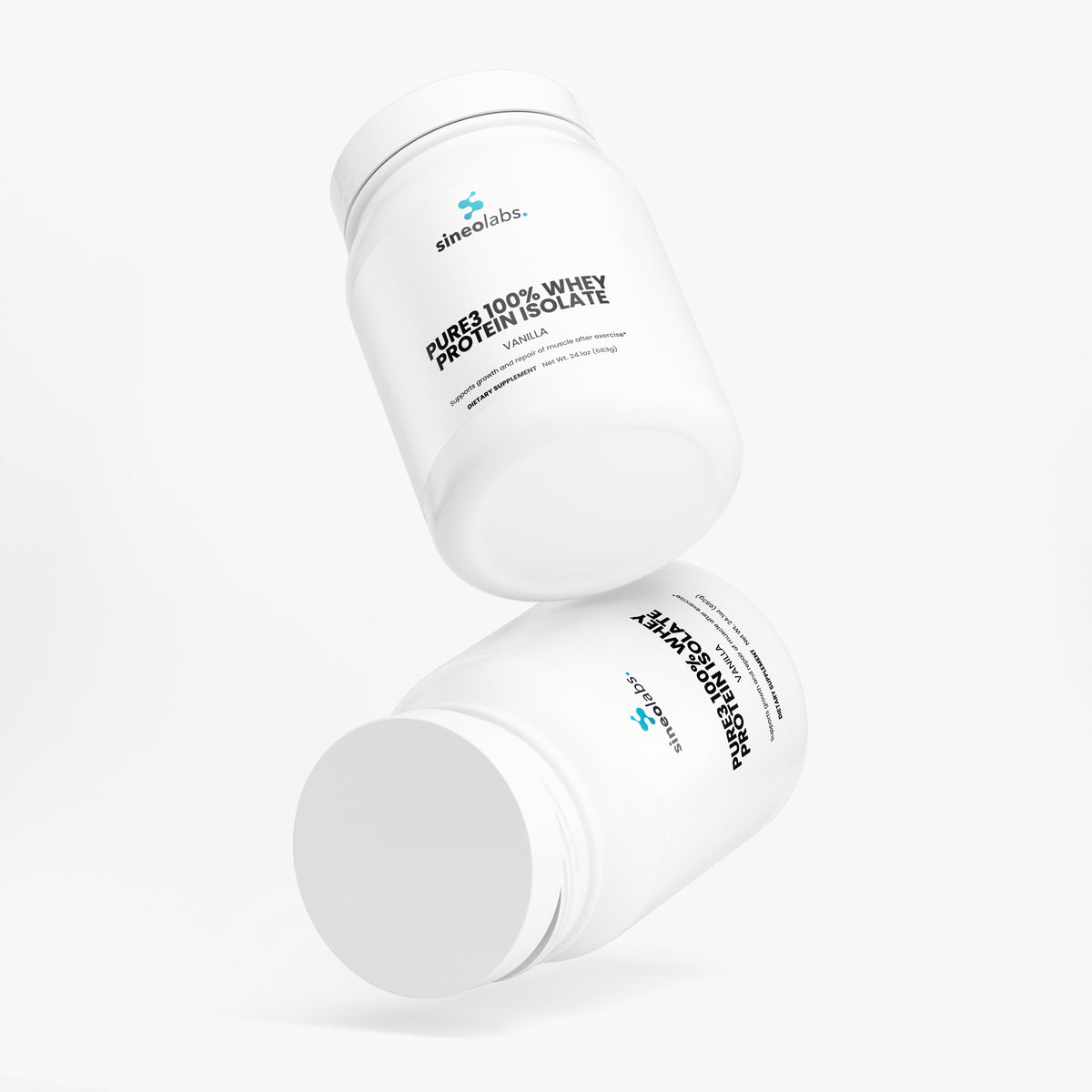 Pure3 100% Whey Isolate, 19g Protein, Vanilla