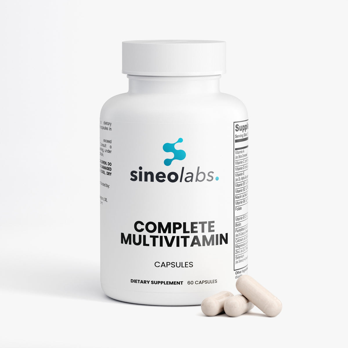 Complete Multivitamin Capsules with Zinc & B12