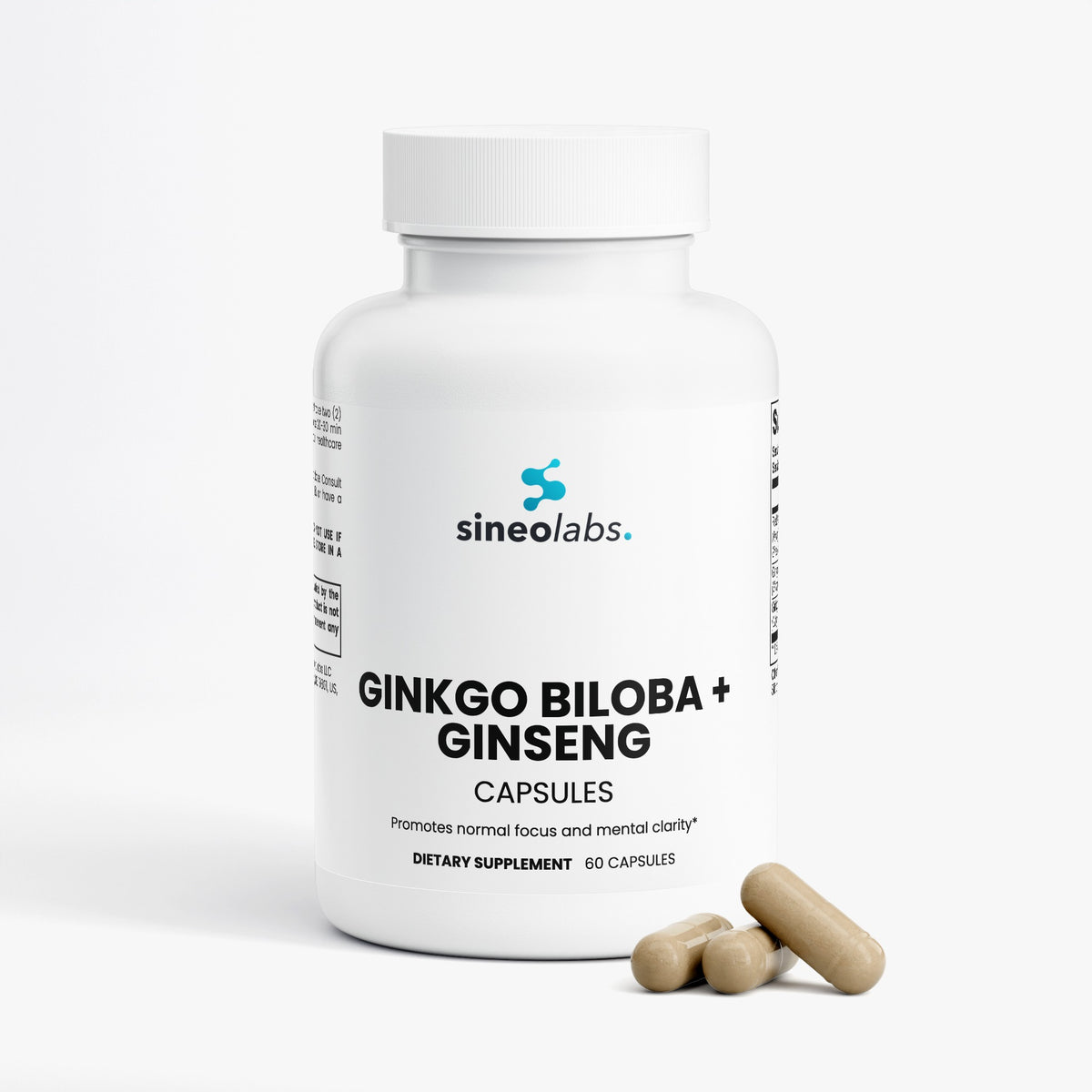 Ginkgo Biloba + Red Asian Ginseng Capsules