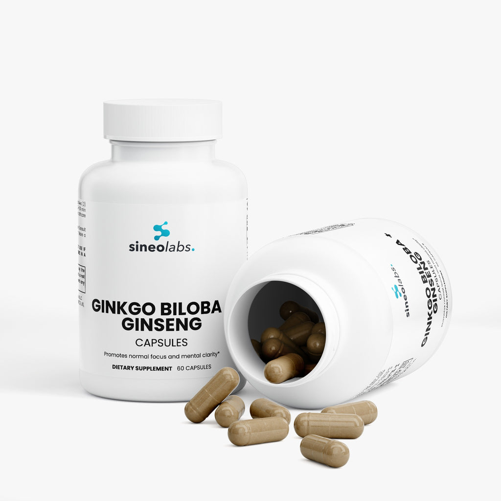 Ginkgo Biloba + Red Asian Ginseng Capsules