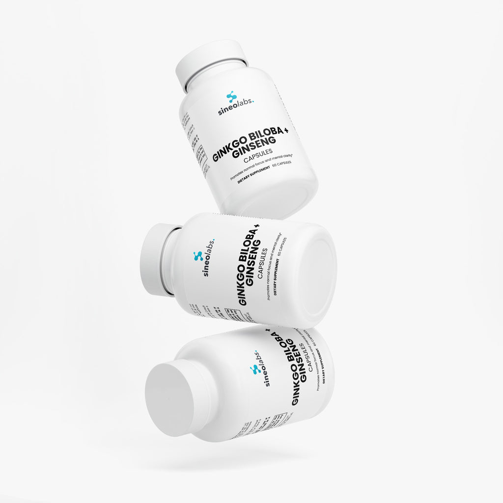 Ginkgo Biloba + Red Asian Ginseng Capsules