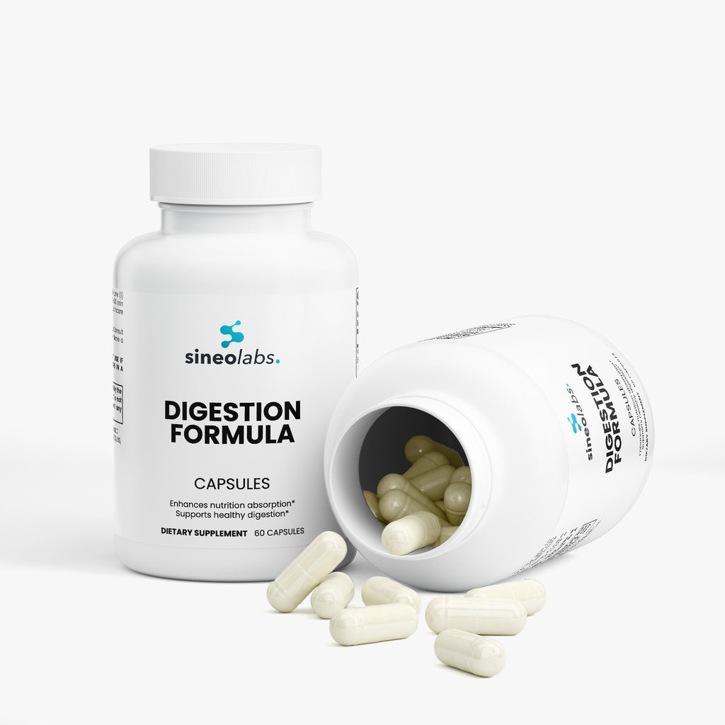 Digestion Formula: bottle tipped open