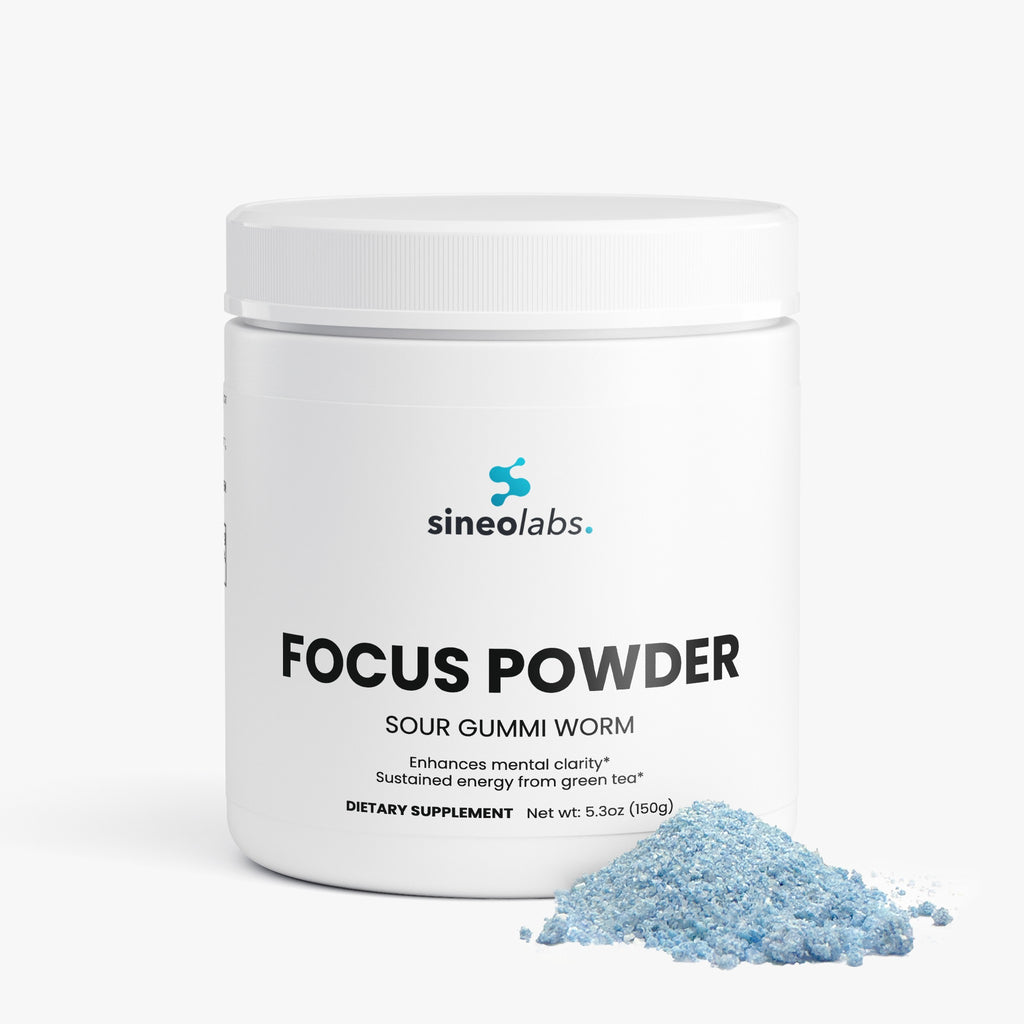 Focus Powder, 300mg Alpha GPC, Sour Gummi Worm
