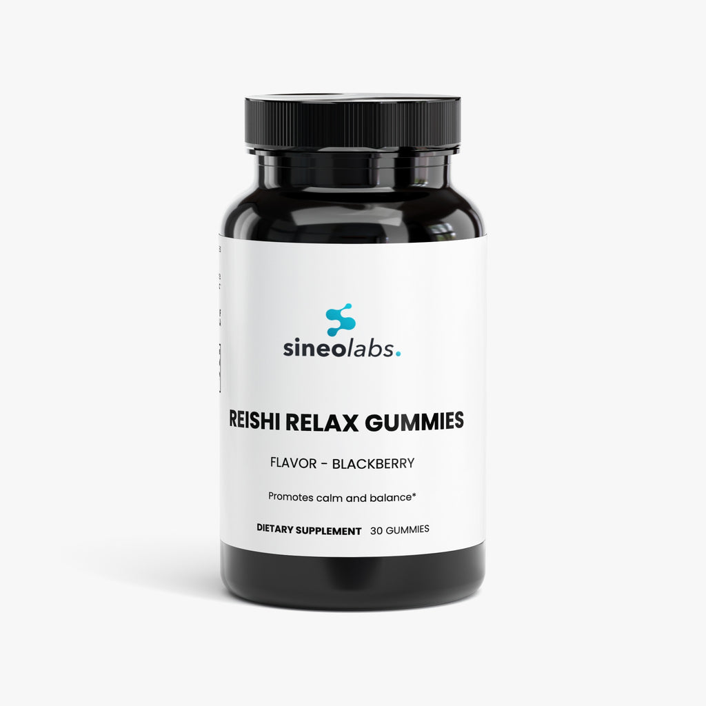 Reishi Relax Gummies with L-Theanine, Blackberry