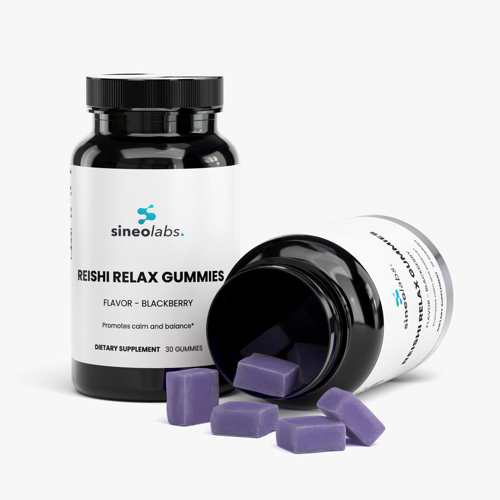 Reishi Relax Gummies with L-Theanine, Blackberry