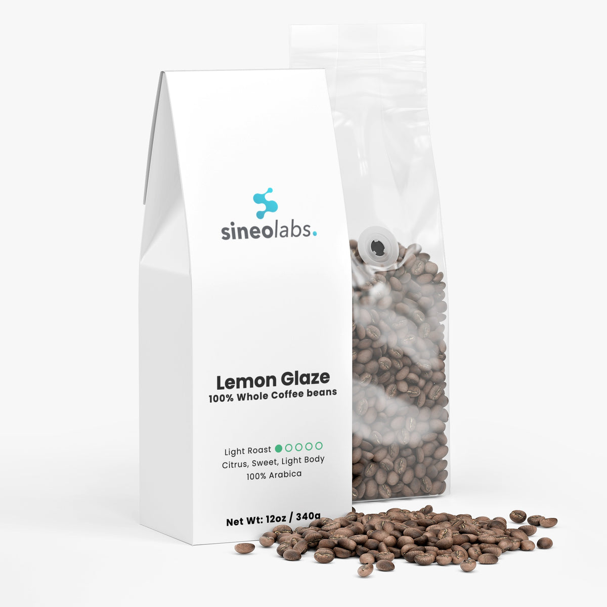 Lemon Glaze Light Roast Coffee, Whole Bean 12oz