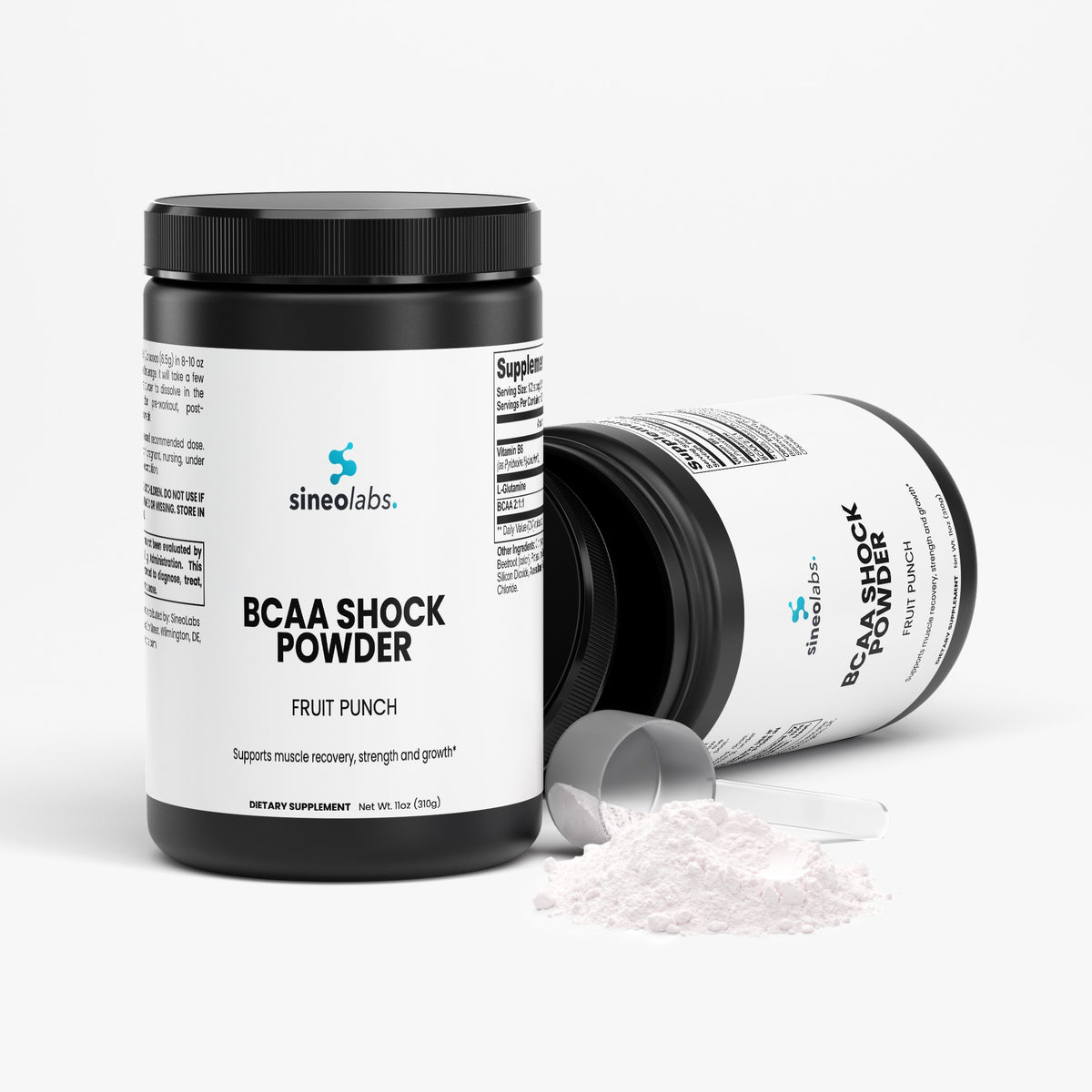 BCAA Shock Powder 2:1:1, Fruit Punch