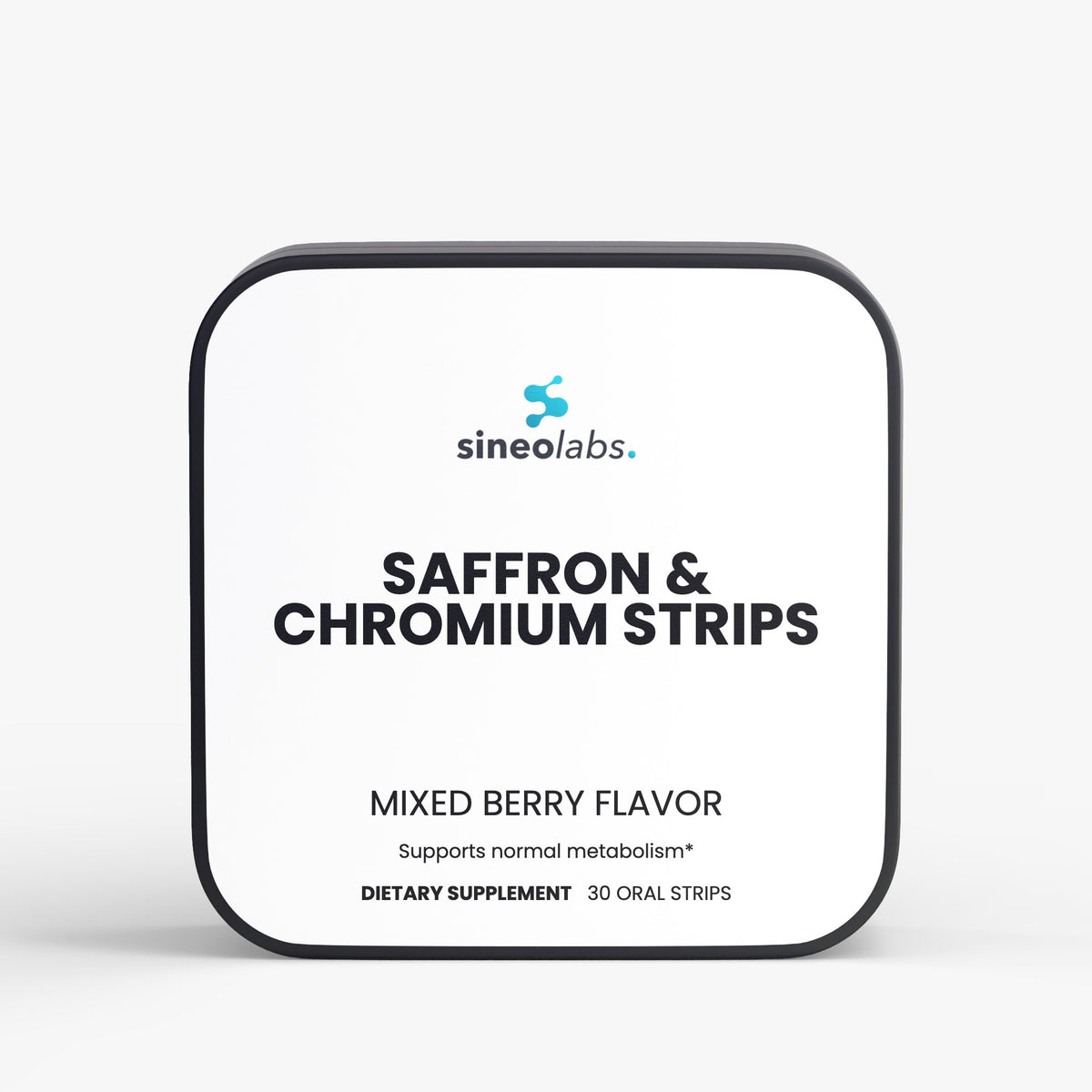 Saffron & Chromium Oral Strips, Mixed Berry