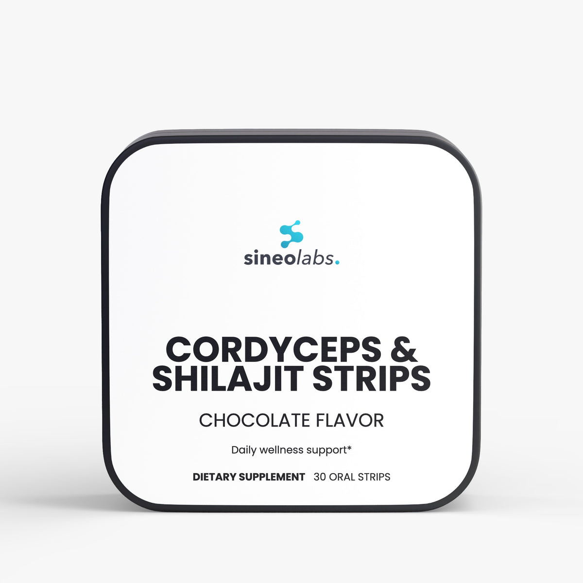 Cordyceps & Shilajit Oral Strips, Chocolate