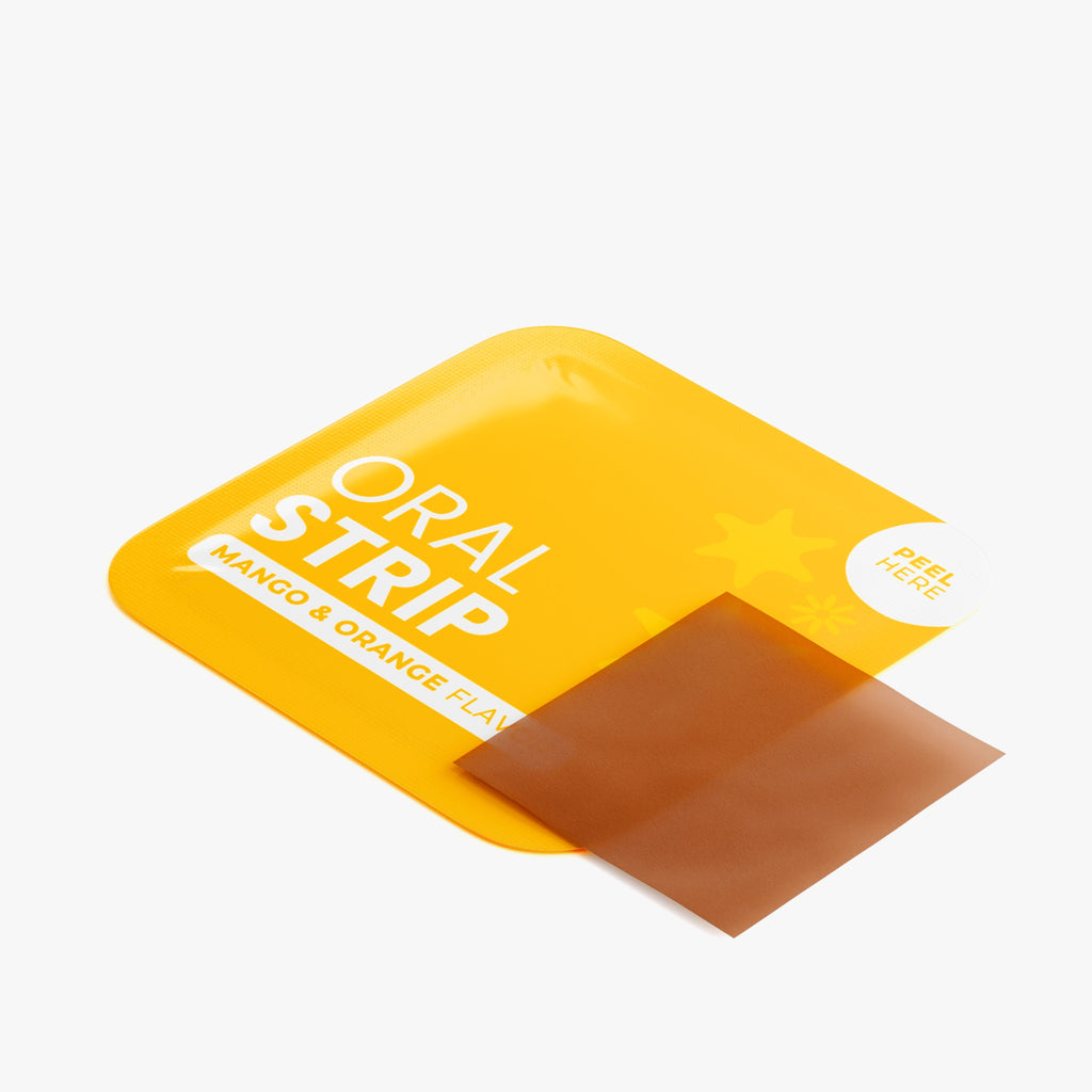 Turmeric & Amla Herbal Oral Strips, Mango Orange