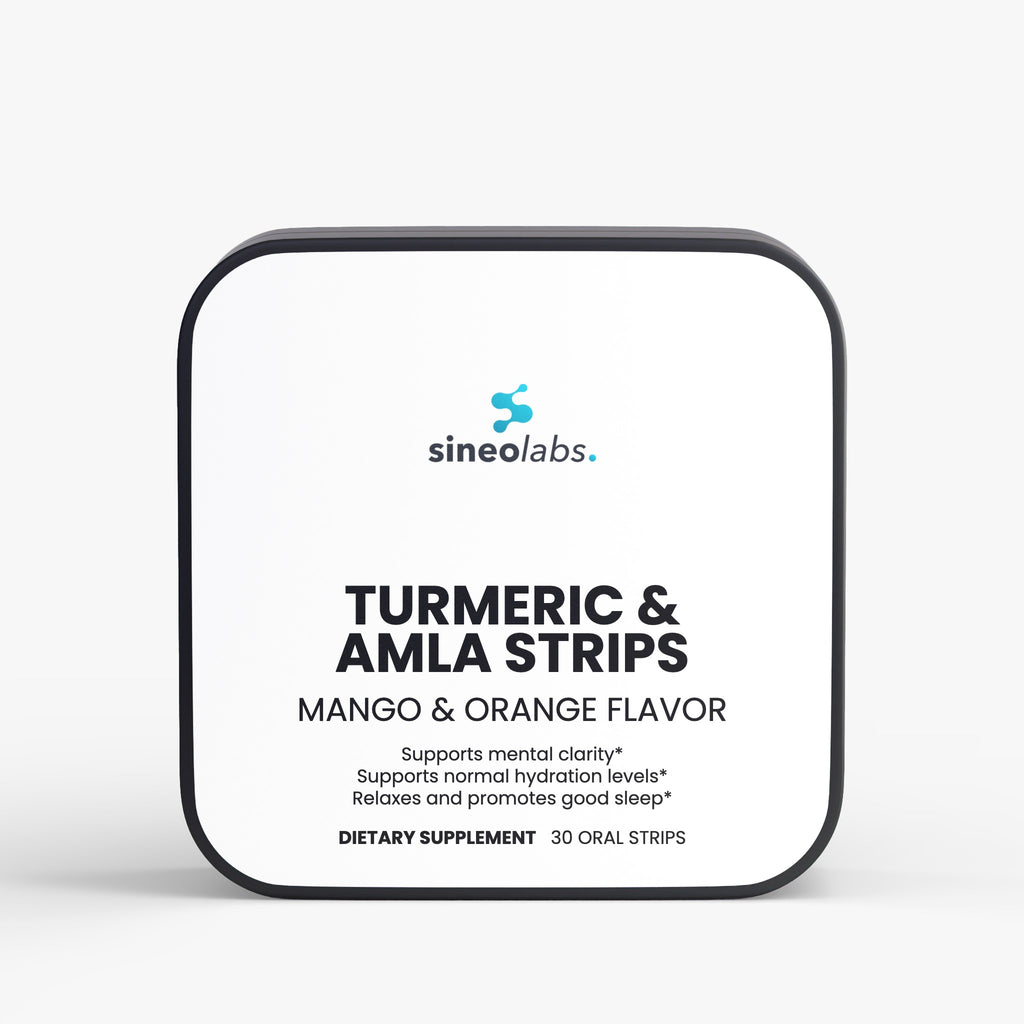 Turmeric & Amla Herbal Oral Strips, Mango Orange