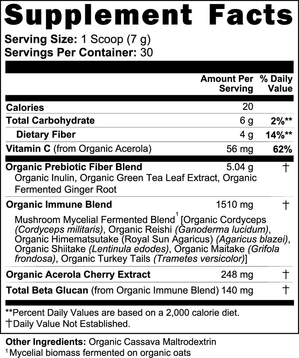 Fermented Mushroom Blend with Reishi & Cordyceps