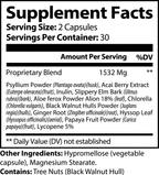 Acai & Psyllium Blend Capsules