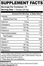 Pure3 100% Whey Isolate, 19g Protein, Vanilla